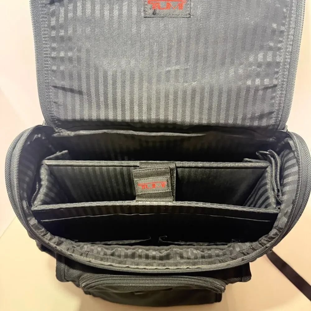 Tumi Alpha Laptop Backpack Black 2641D3 Ballistic Nylon